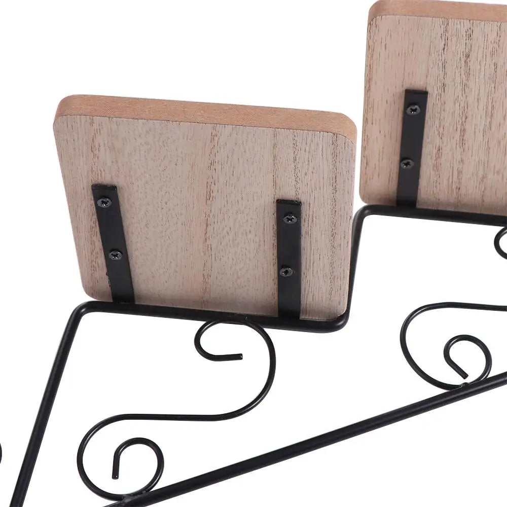 Staircase-Style Metal Wall Shelf