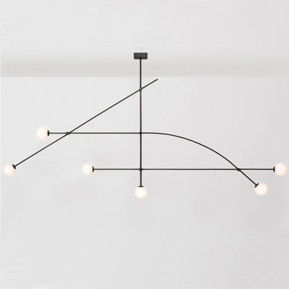 Modern Asymmetric Geometric Ceiling Light