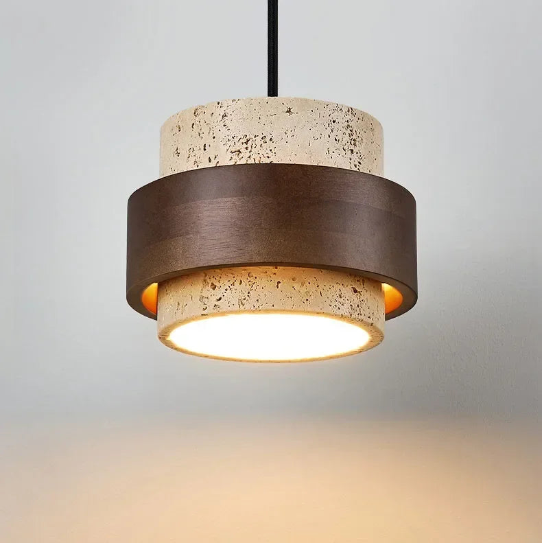 Wabi-Sabi Stone Bar Pendant Light