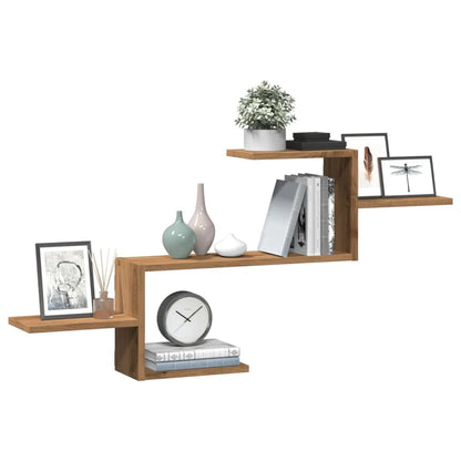 Cascade Natural Wood Wall Shelf
