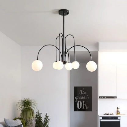 Nordic-Style Multi-Arm Spider Ceiling Light