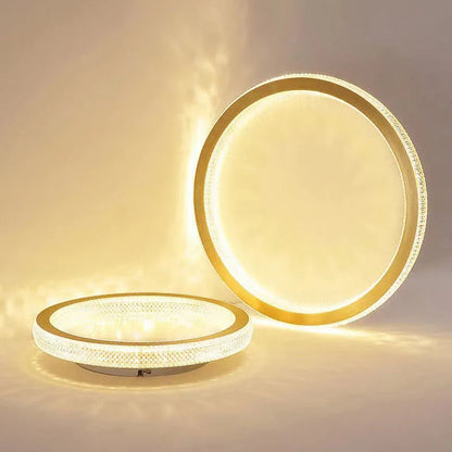 Round Gold Ceiling Light
