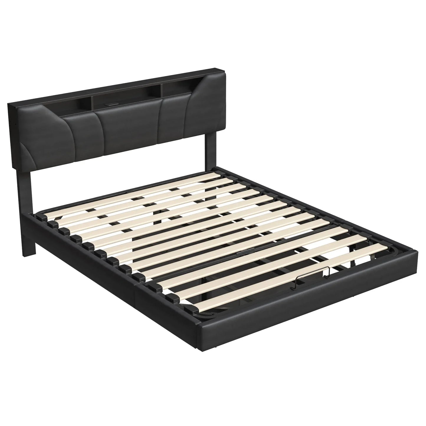 Floating Design Storage Bed with Drawer