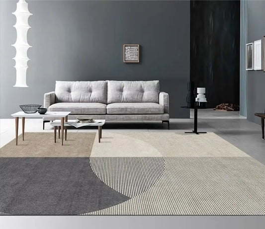 Taupe Circular Rug