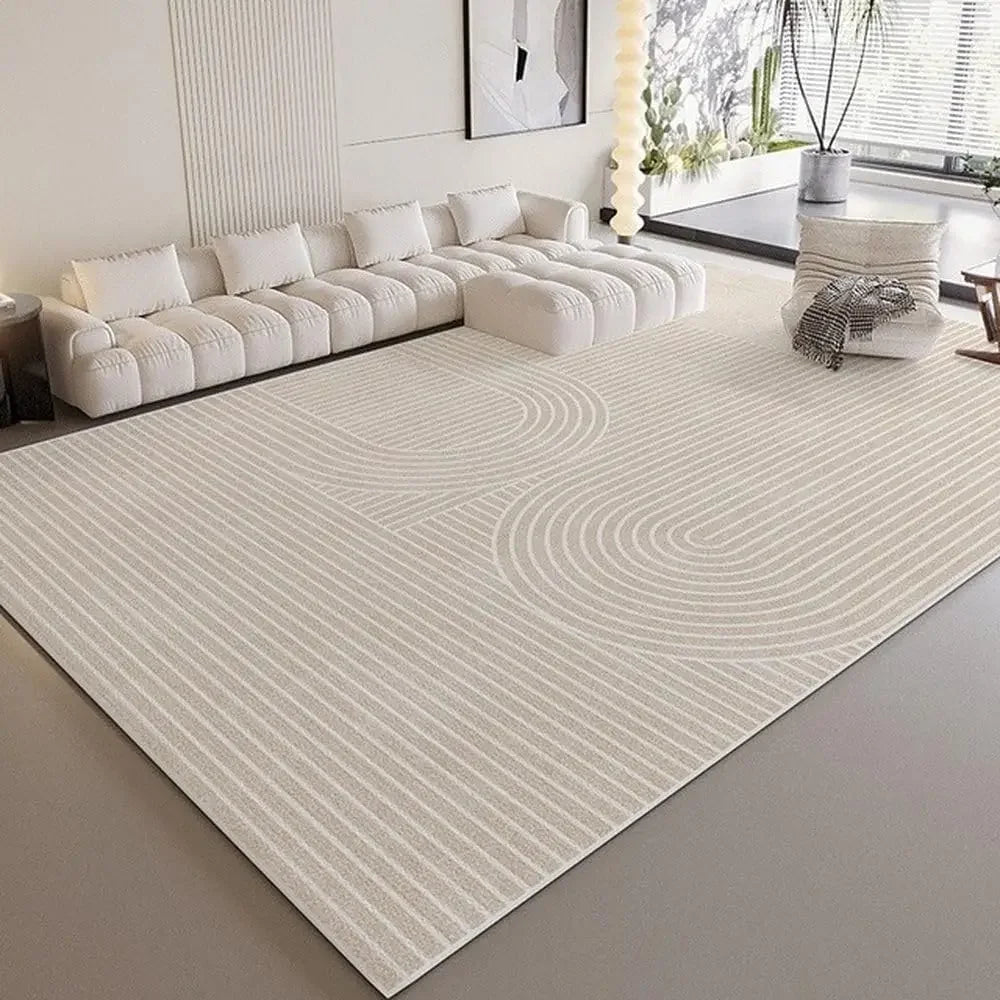 Taupe Wave Wabi-Sabi Rug