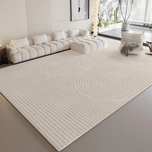 Taupe Wave Wabi-Sabi Rug