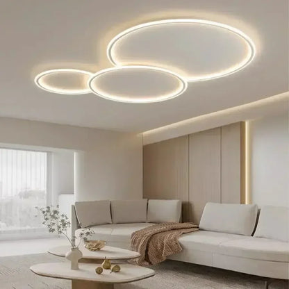 White Round Ceiling Light