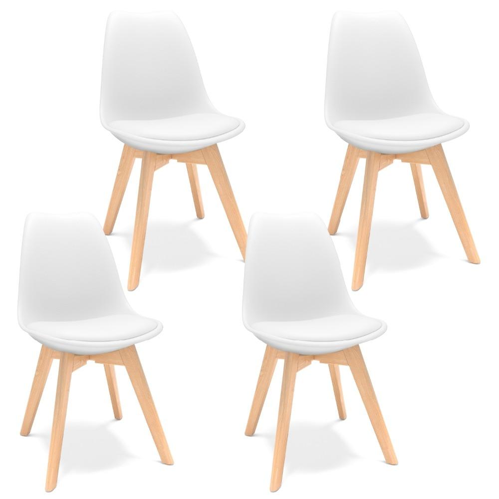 Chaises Scandinaves Blanches