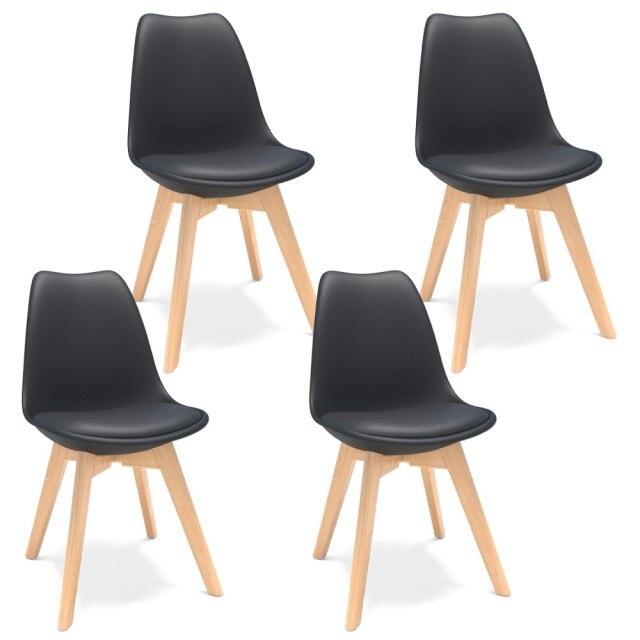 Chaises Scandinaves Noires