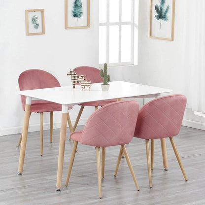 Chaises Scandinaves Velours