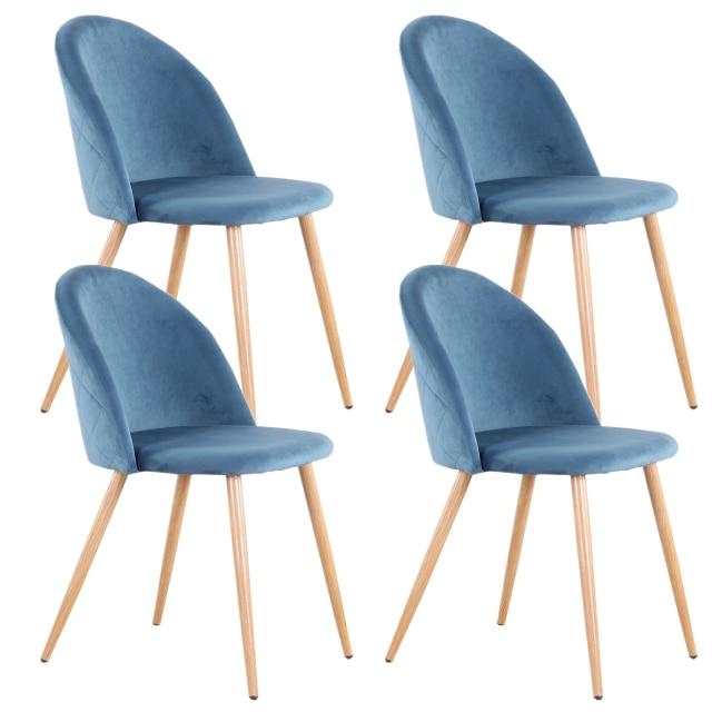 Chaises Scandinaves Velours