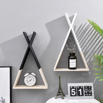 Étagère Murale Scandinave Triangle