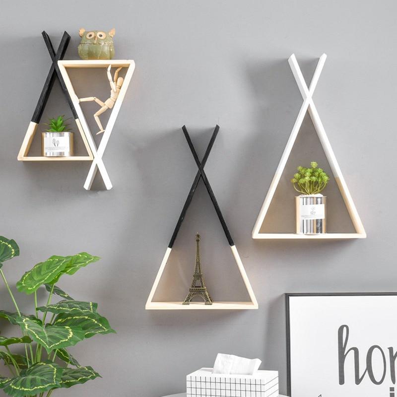 Étagère Murale Scandinave Triangle