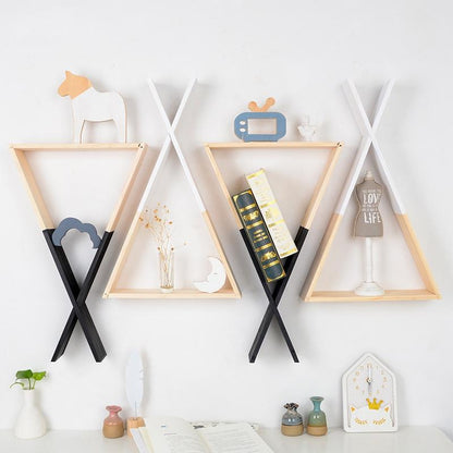 Étagère Murale Scandinave Triangle