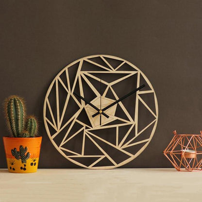 Horloge Scandinave Géométrique