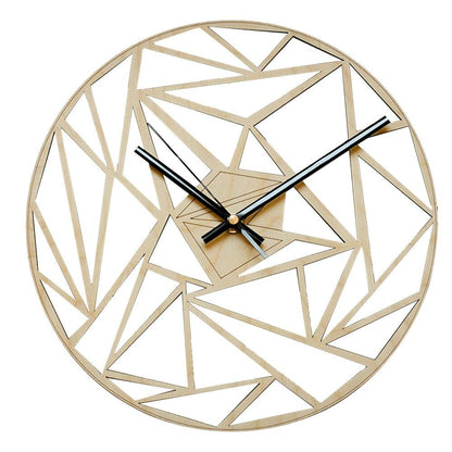 Horloge Scandinave Géométrique
