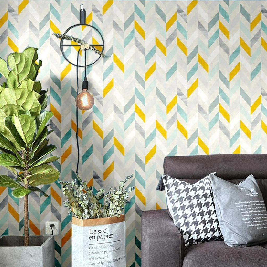 Papier Peint Scandinave Forme Géométrique