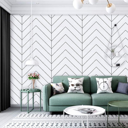 Papier Peint Scandinave Géométrique