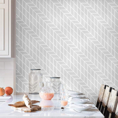 Papier Peint Scandinave Géométrique Gris