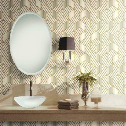 Papier Peint Scandinave Géométrique Vintage