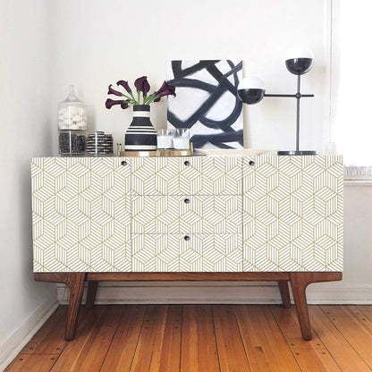 Papier Peint Scandinave Géométrique Vintage