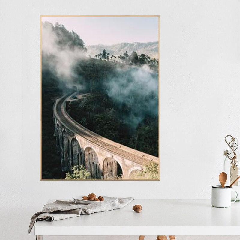 Tableau Scandinave Paysage Nature