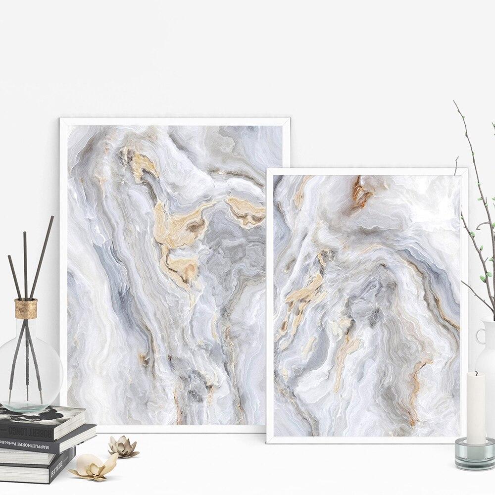 Tableau Scandinave Abstrait Gris