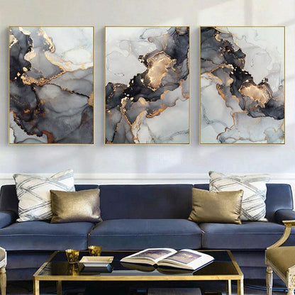 Tableau Scandinave Abstrait Noir