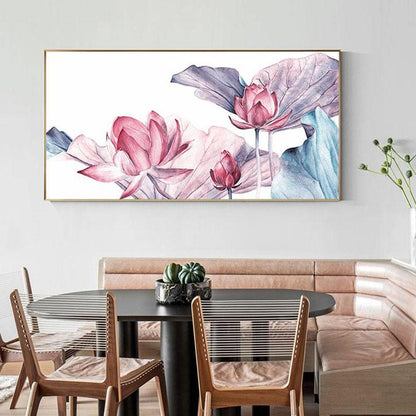 Tableau Scandinave Fleur de Lotus