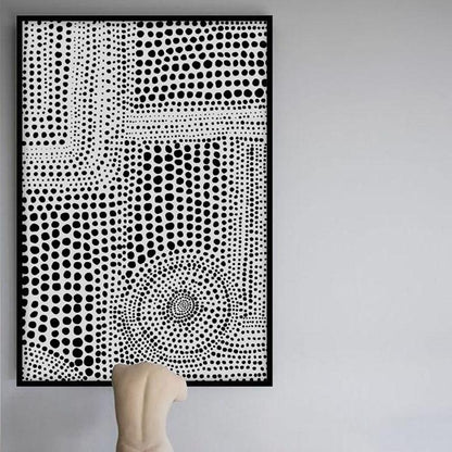 Tableau Scandinave Noir et Blanc Design