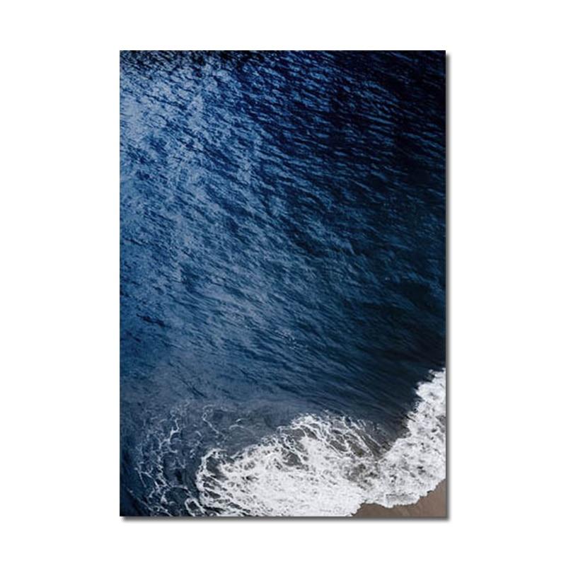 Tableau Scandinave Vague Mer