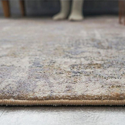 Tapis Scandinave Beige et Doré